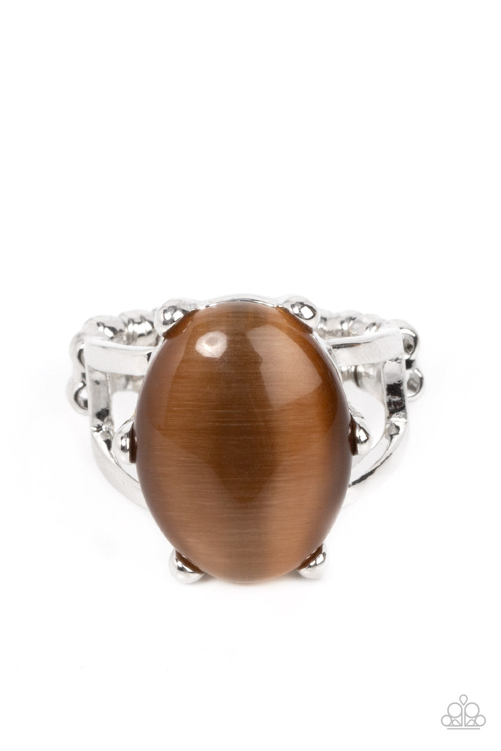 Enchantingly Everglades - Brown Paparazzi Ring (P19)