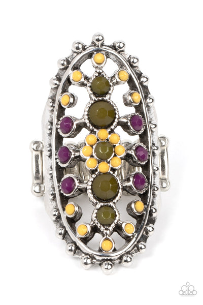 Sonoran Solstice - Yellow Paparazzi Ring (P81)