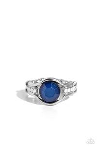 Meadow Mist - Blue Paparazzi Ring (R117)