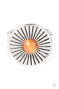 Everglade Eden - Orange Paparazzi Ring (R433)