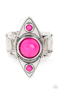 Pivoting Point - Pink Paparazzi Ring (R155)