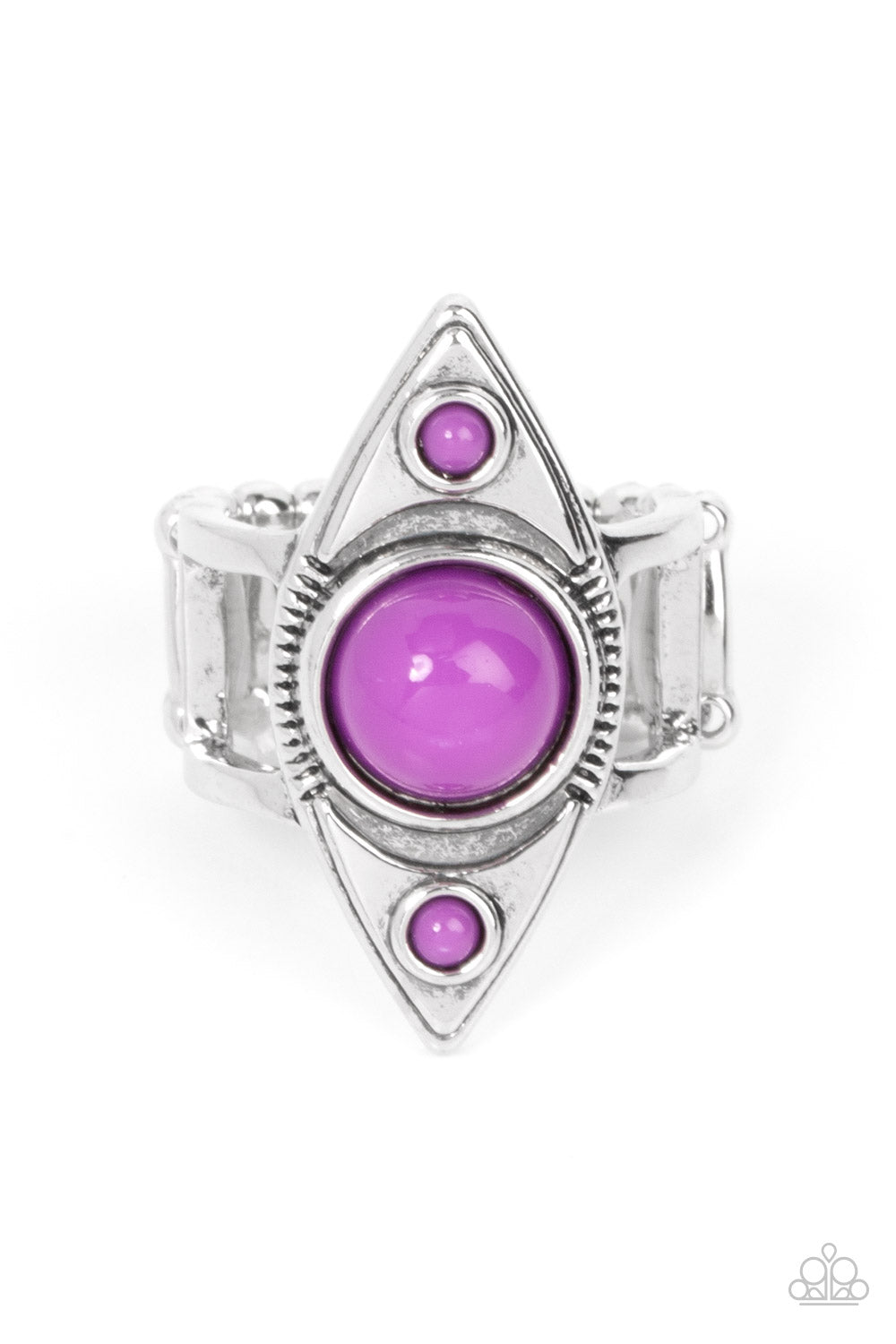 Pivoting Point - Purple  Paparazzi Ring (P36)