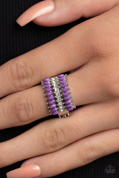 Cinematic Couture - Purple Paparazzi Ring (R353)