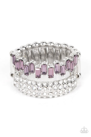 Hold Your CROWN High - Purple Paparazzi Ring (R339)