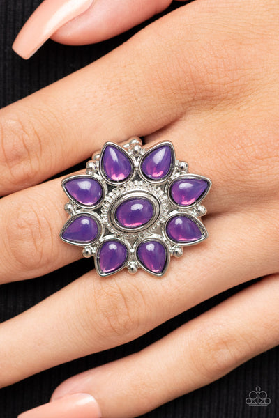 Enchanted Orchard - Purple Paparazzi Ring (R371)