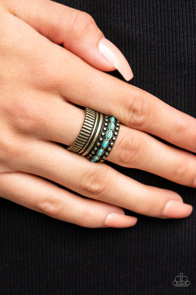 Local Flavor - Brass Paparazzi Ring (R395)