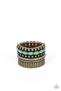 Local Flavor - Brass Paparazzi Ring (R395)