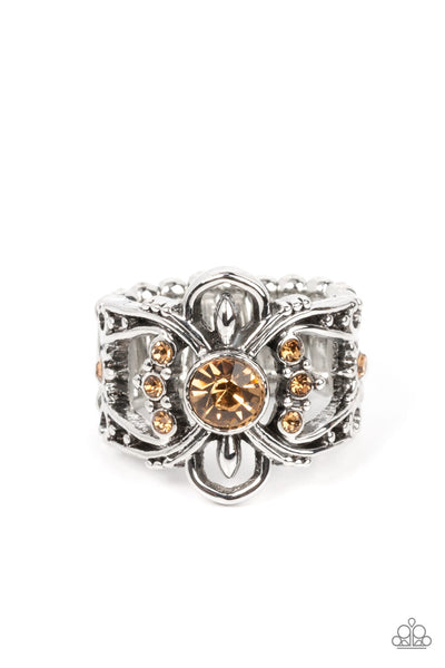 We Wear Crowns Here - Brown Paparazzi Ring (R192)