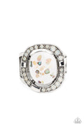 Beach Bijou - White Paparazzi Ring (R244)