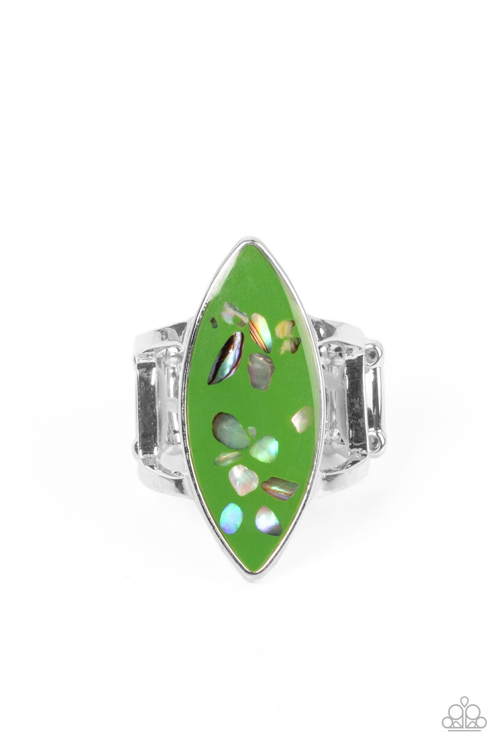 Oceanic Odyssey - Green Paparazzi Ring (R293)