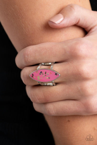 Oceanic Odyssey - Pink Paparazzi Ring (R394)