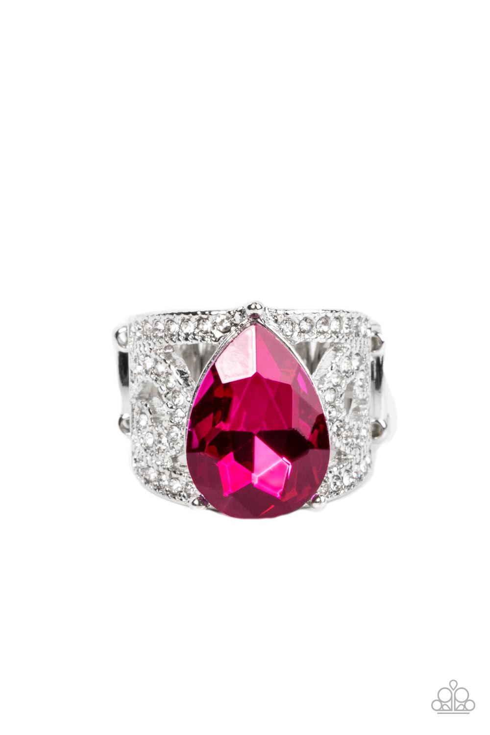 Kinda a Big Deal - Pink Paparazzi  Ring (T36)