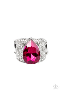 Kinda a Big Deal - Pink Paparazzi  Ring (R161)