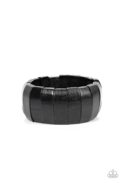 Island Grind - Black Paparazzi Bracelet (#5445)