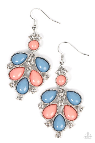 Transcendental Teardrops - Multi Paparazzi Earring (#3862)