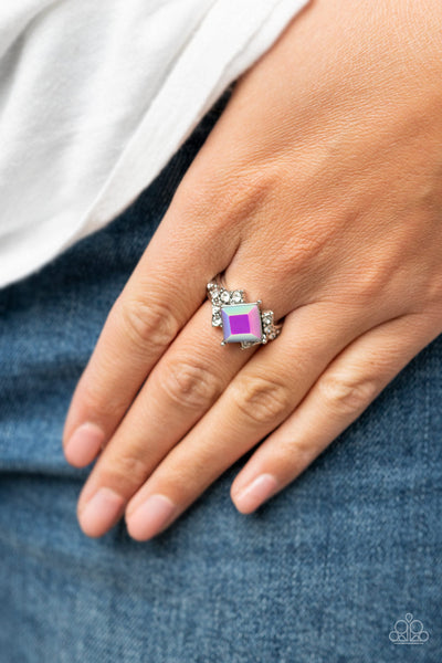 Mind-Blowing Brilliance - Purple Paparazzi Ring (R345)