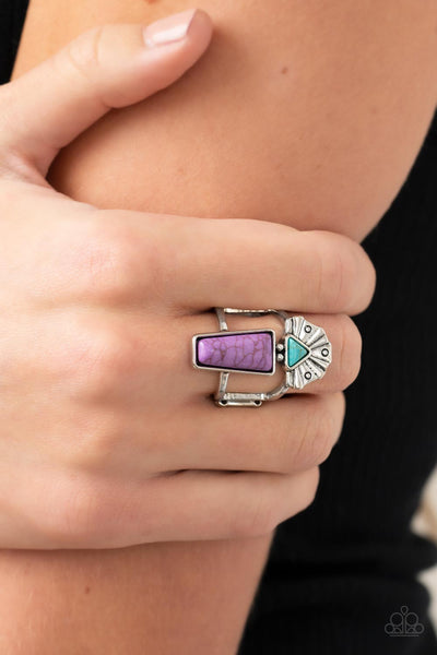 Stellar Stones - Purple  Ring (R363)