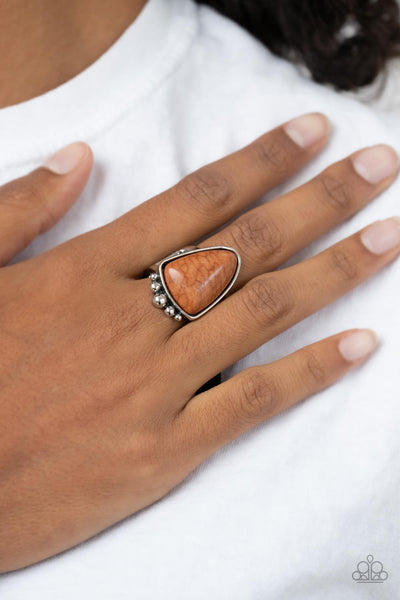 Authentically Adobe - Brown Paparazzi Ring (P69)