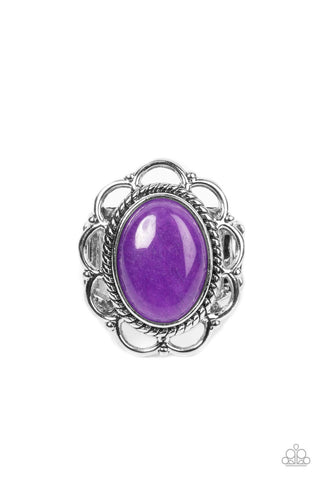 Gemstone Eden - Purple Paparazzi Ring (R369)