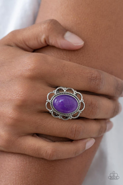 Gemstone Eden - Purple Paparazzi Ring (R369)