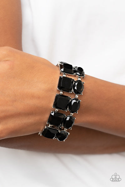 Dont Forget Your Toga - Black Paparazzi Bracelet (#713)