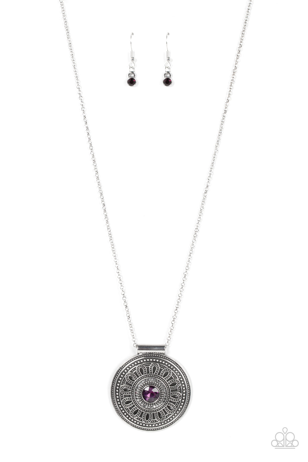 Toga Party - Purple Paparazzi Necklace (PZ-4992)