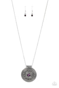 Toga Party - Purple Paparazzi Necklace (PZ-4992)