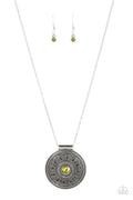 Toga Party - Green Paparazzi Necklace (PZ-1018)