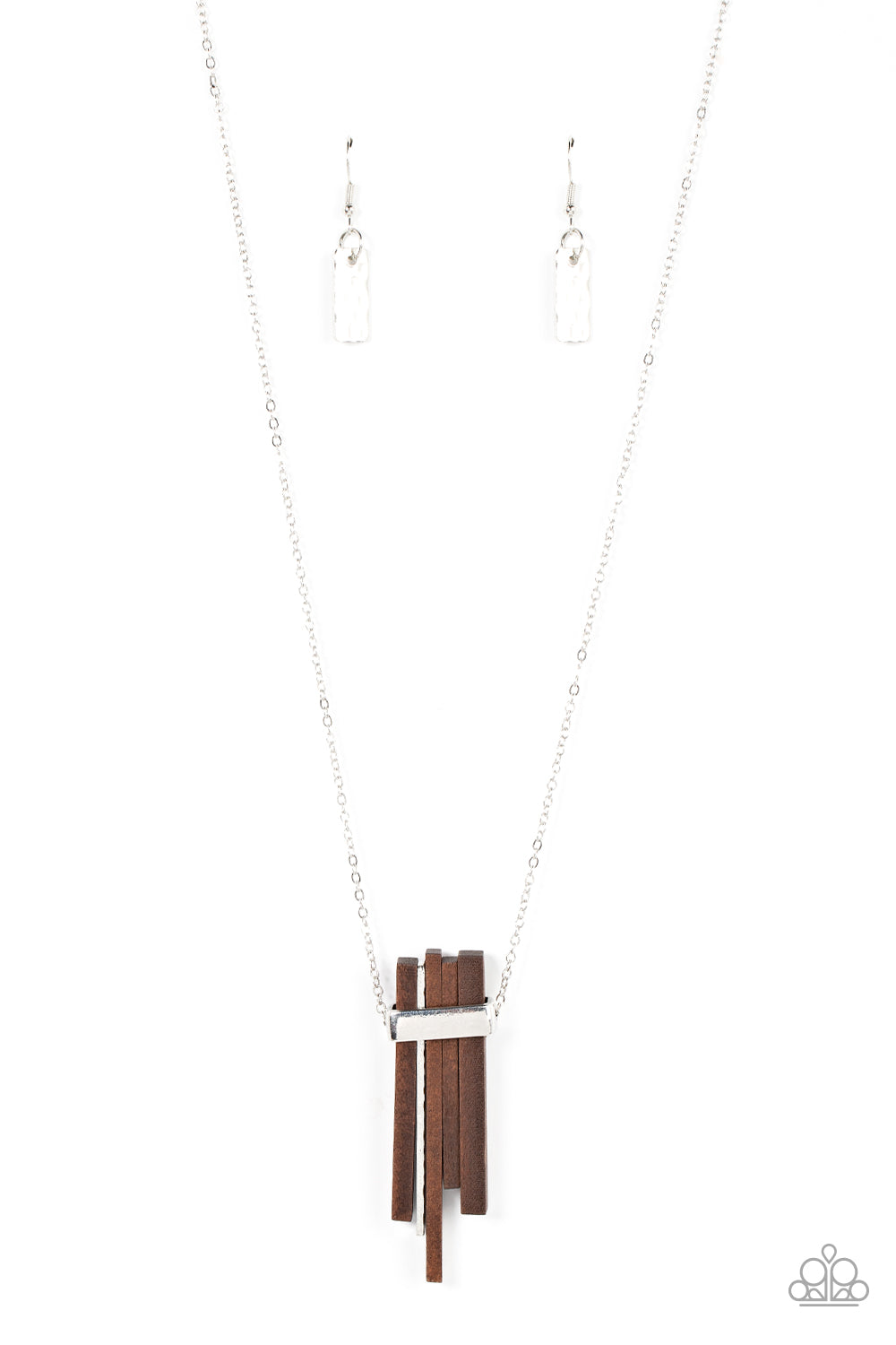 Cayman Castaway - Brown Paparazzi Necklace (#3554)