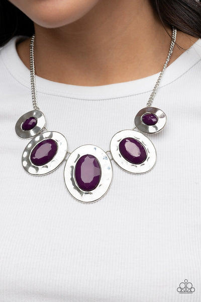 Rivera Rendezvous - Purple Paparazzi Necklace (#1478)