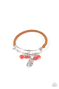 Running a-FOWL - Red Paparazzi Bracelet (#1762)