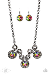 Hypnotized - Multi Paparazzi Necklace (PZ-2641)