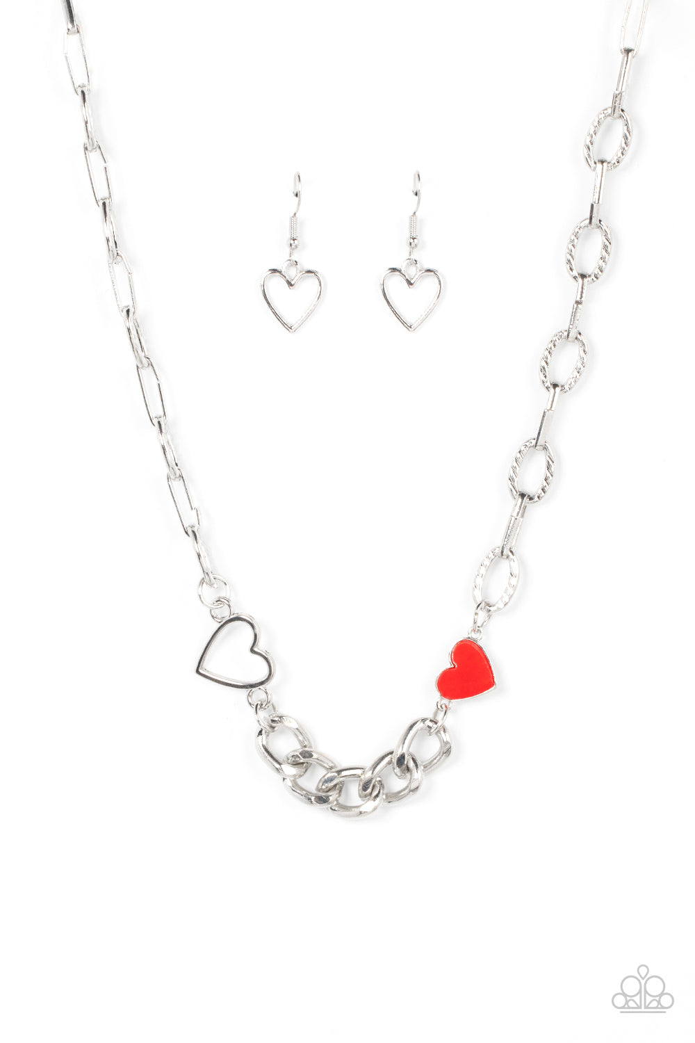 Little Charmer - Red Paparazzi Necklace (#3338)