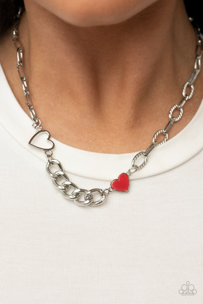 Little Charmer - Red Paparazzi Necklace (#3338)