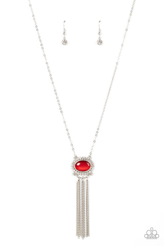 Happily Ever Ethereal - Red Paparazzi Necklace (#3374)