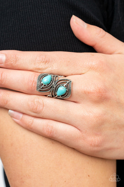 Mesa Mystique - Blue  Paparazzi Ring (R115)