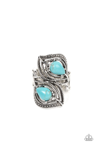 Mesa Mystique - Blue  Paparazzi Ring (R115)