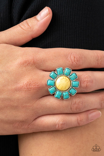 Mojave Marigold - Yellow Paparazzi Ring (R142)