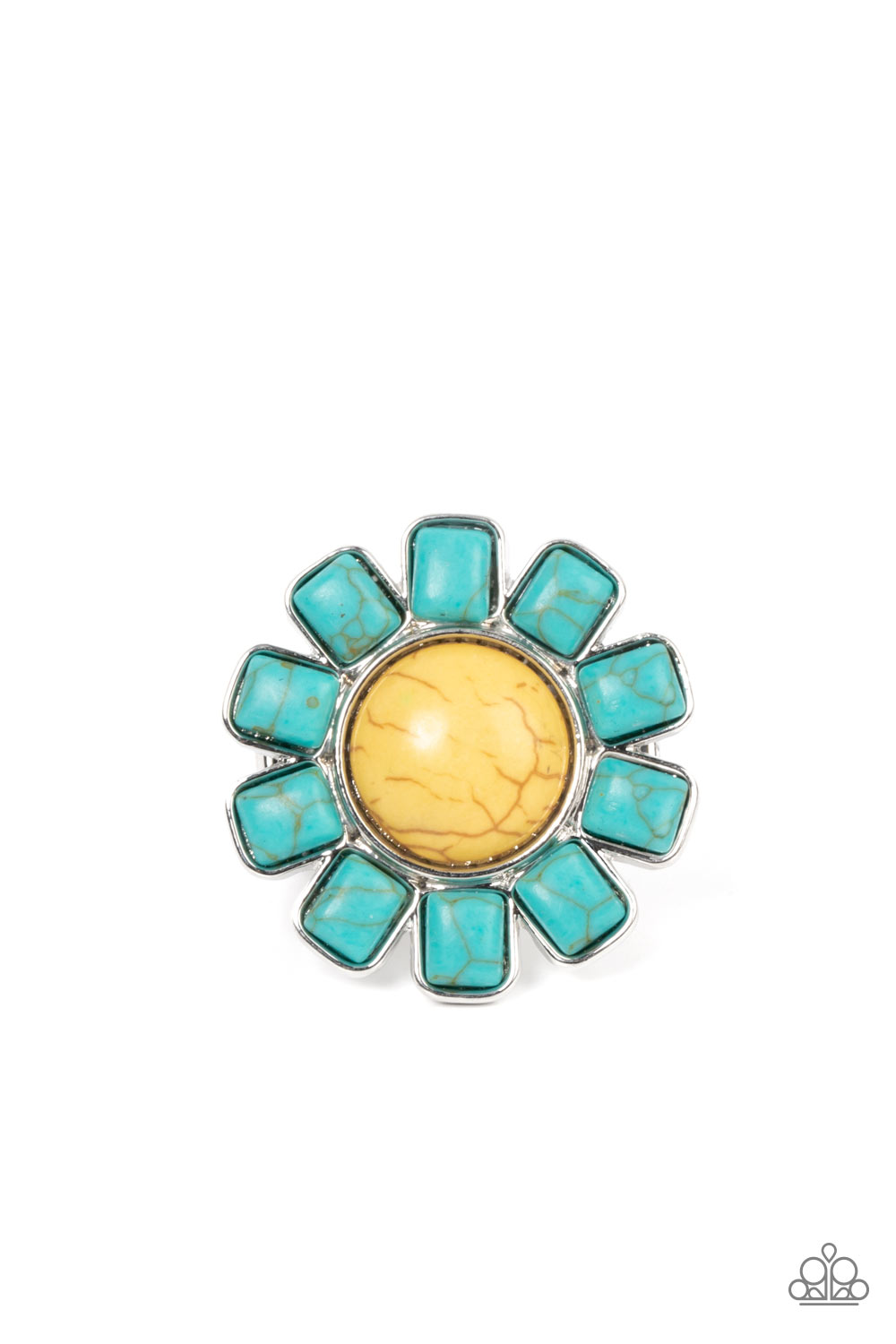 Mojave Marigold - Yellow Paparazzi Ring (R142)