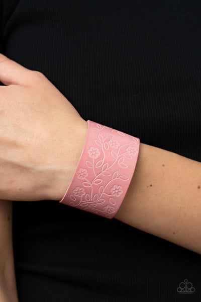 Rosy Wrap Up - Pink Paparazzi Bracelet (W219)