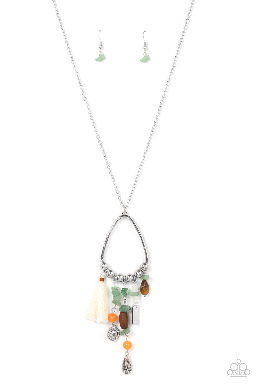 Listen to Your Soul - Green Paparazzi Necklace (#3563)