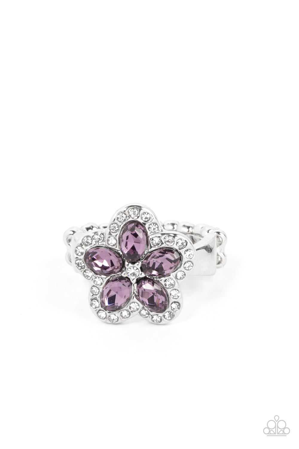 Efflorescent Envy - Purple Paparazzi Ring (R367)