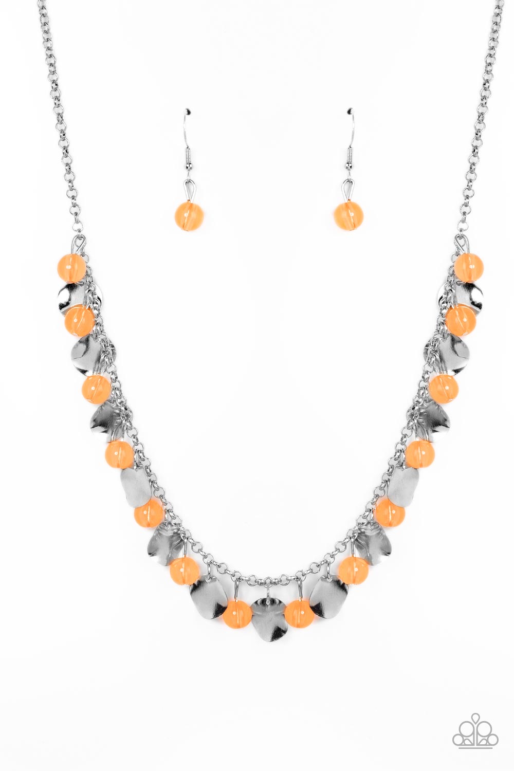 Having a Wonderful CHIME - Orange Paparazzi Necklace (#3894)