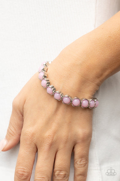 Lets be Buds - Pink Paparazzi Bracelet (#3992)