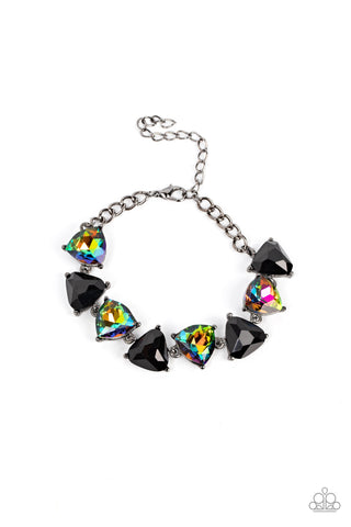 Pumped up Prisms - Multi Paparazzi Bracelet (#1322)