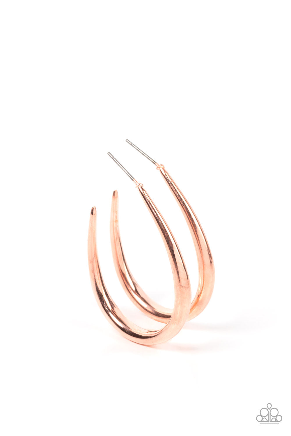 CURVE Your Appetite - Copper Paparazzi Earring (4134)