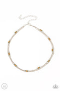 Bountifully Beaded - Green Paparazzi Necklace (PZ-829)