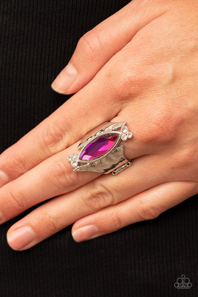 Planetary Paradise - Pink Paparazzi Ring (R405)