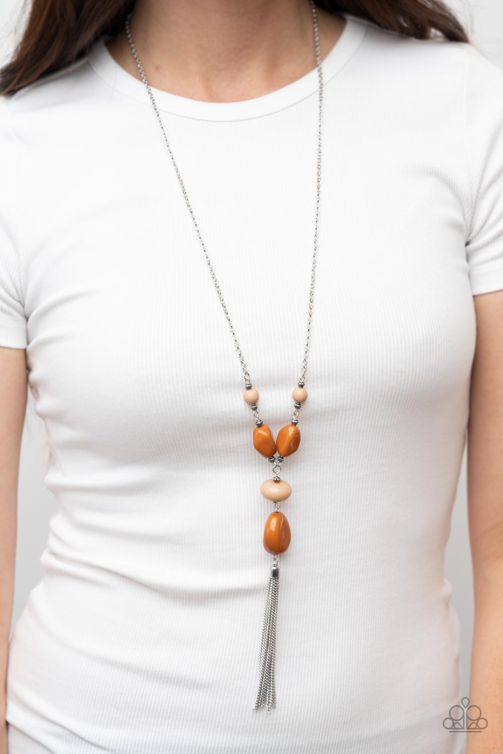 Heavenly Harmony - Brown Paparazzi Necklace (#5378)