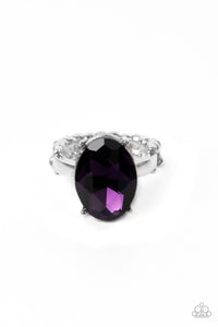 Updated Dazzle - Purple Paparazzi Ring (R365)